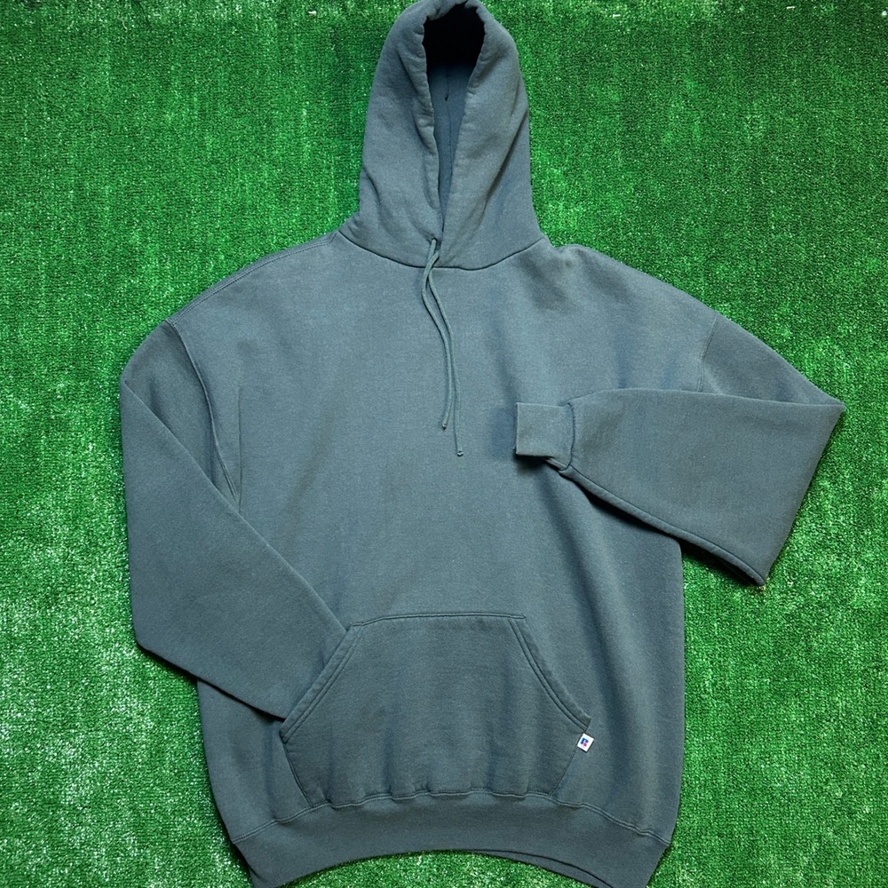 Vintage 90s Russell Athletic Men XXL Sage Green Hoodie